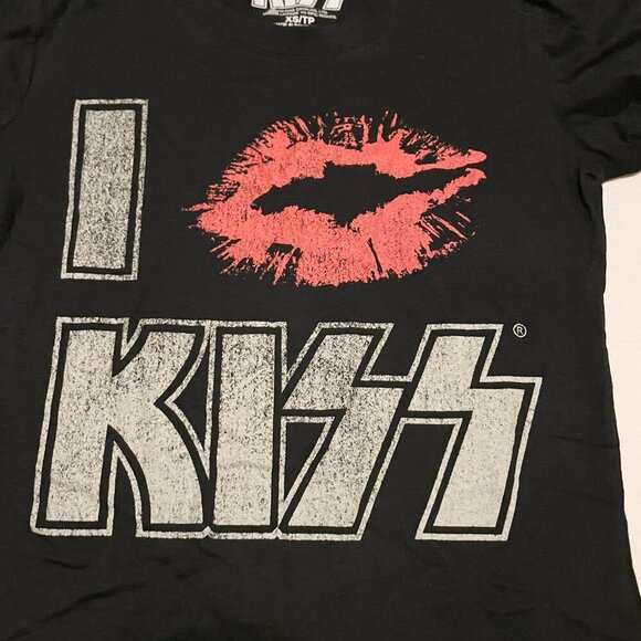 2018 Kiss Band Tee Kids Girls Size XS Shirt - Picture 2 of 15